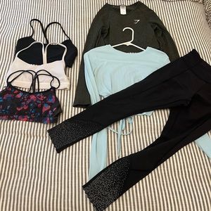 Lululemon & Gymshark Lot of 6 items